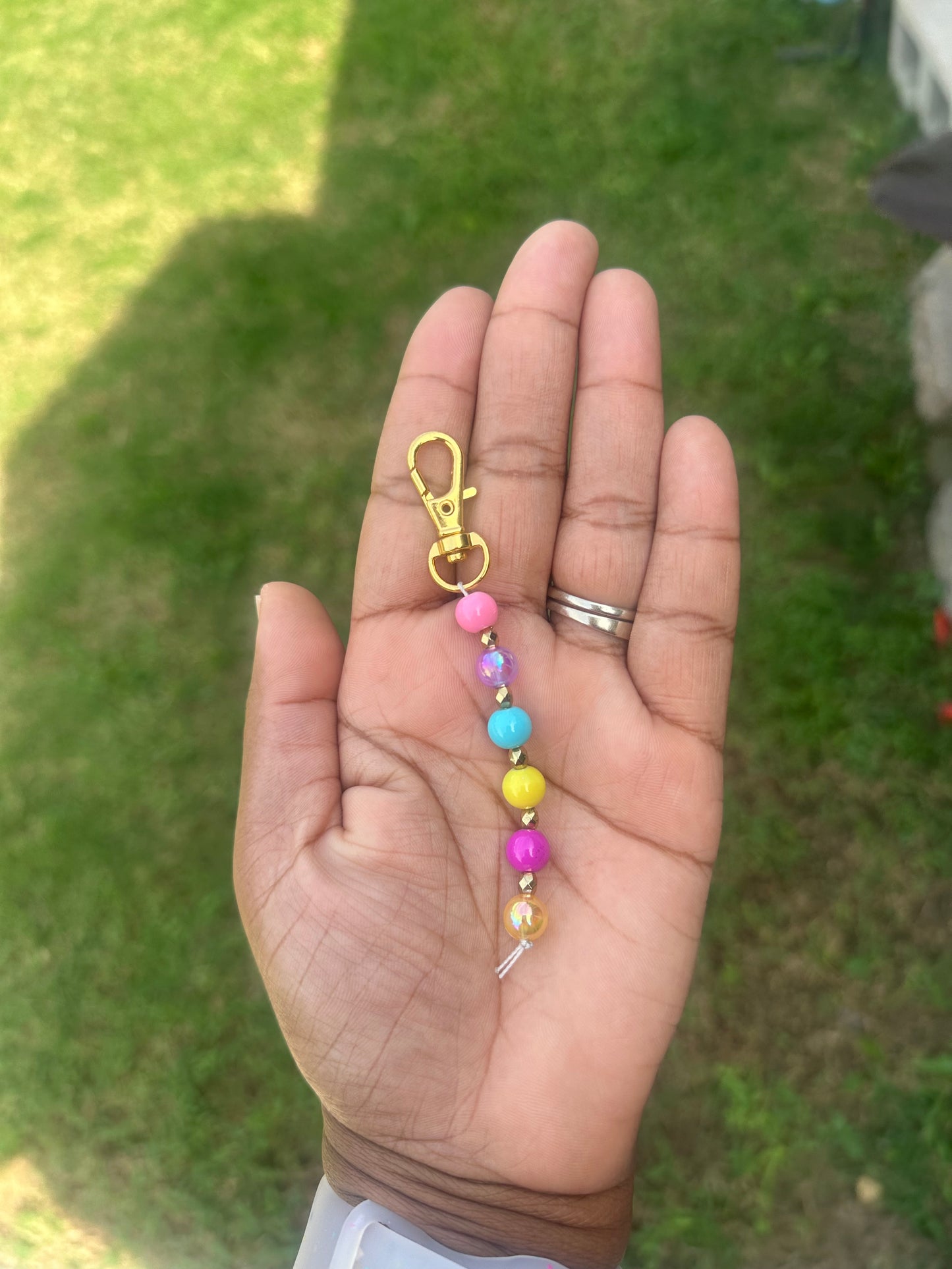 Glass Bead Keychains