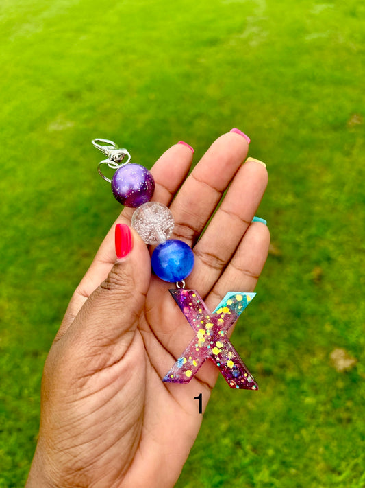 OG Letter X Keychains