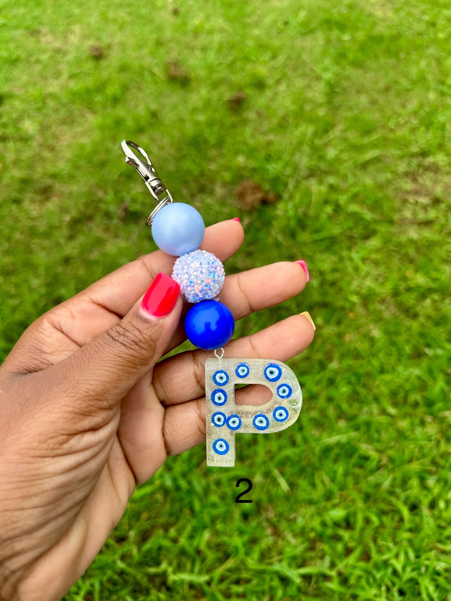 OG Letter P Keychains