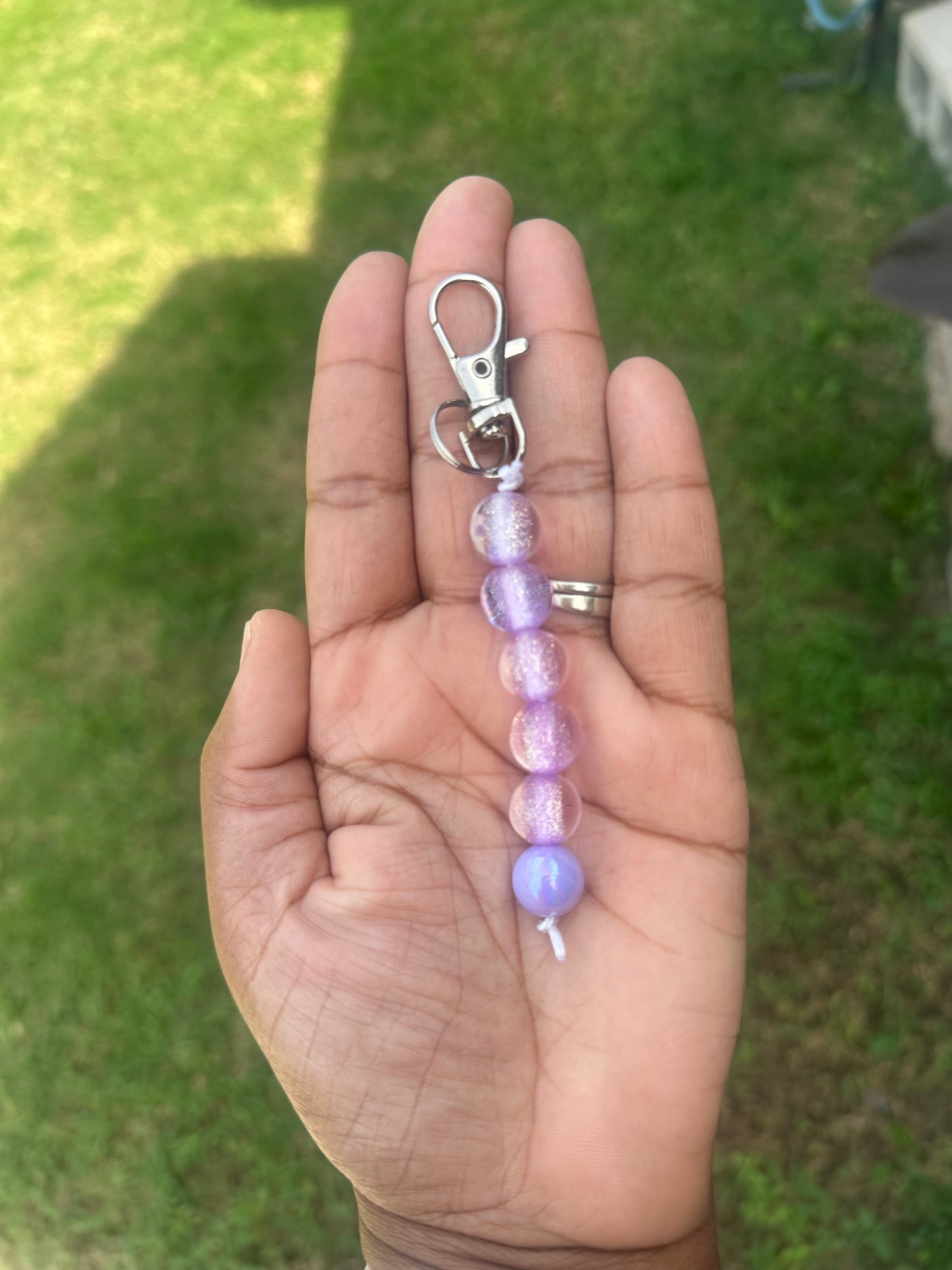 Glass Bead Keychains
