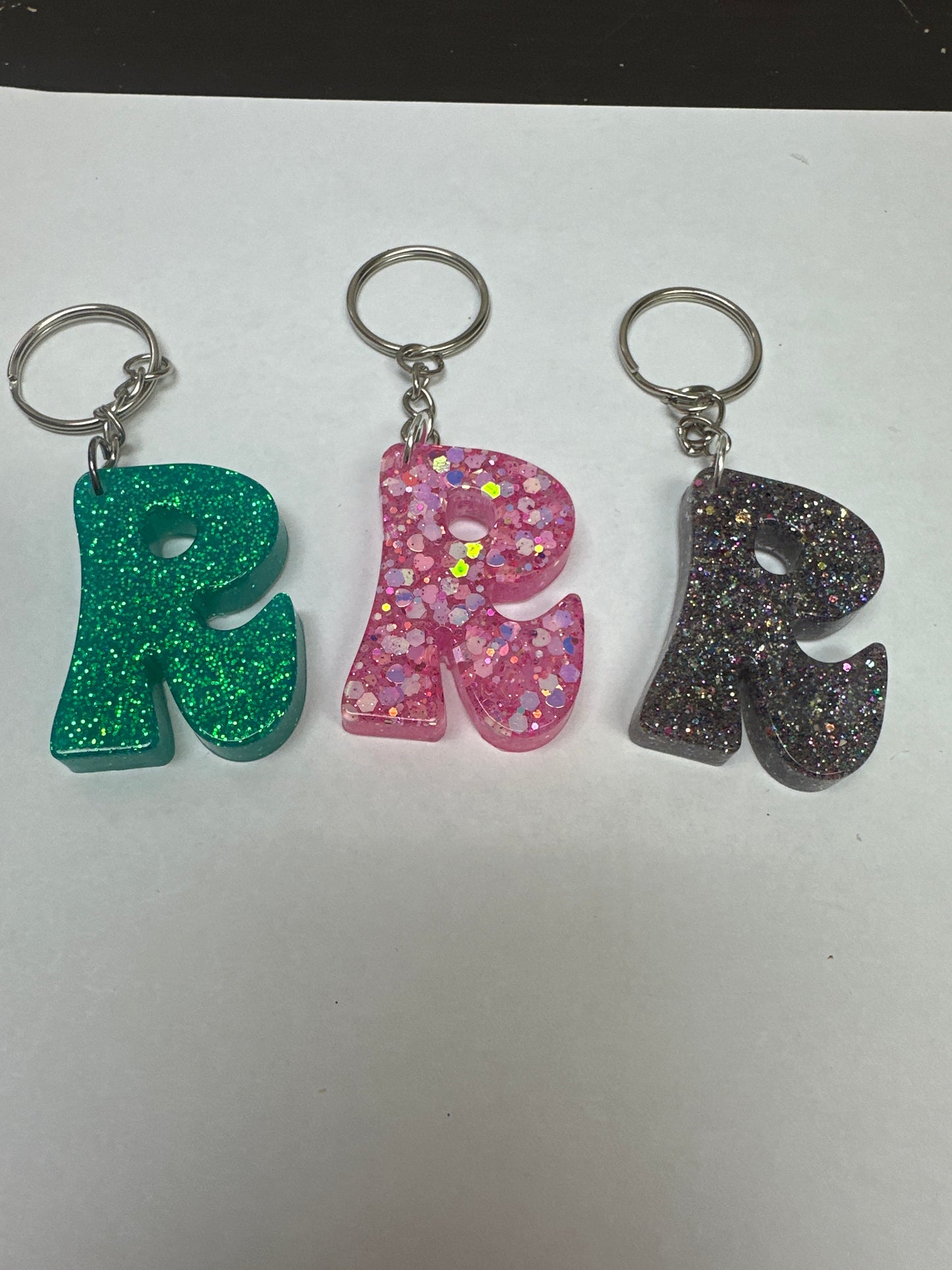 Retro Letter R Keychains