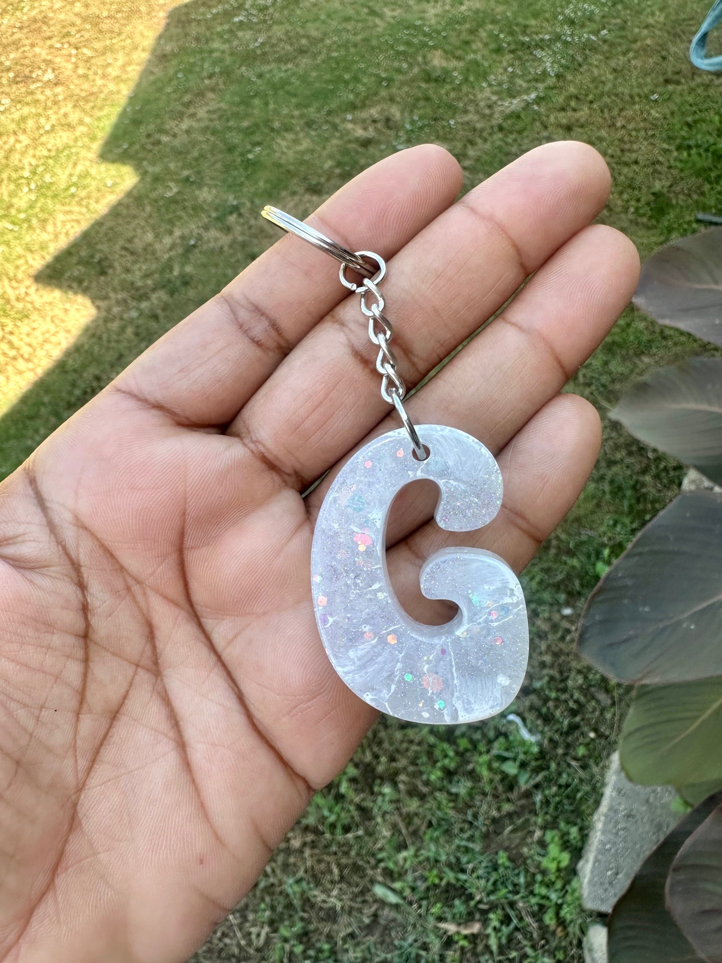 Retro Letter G Keychains