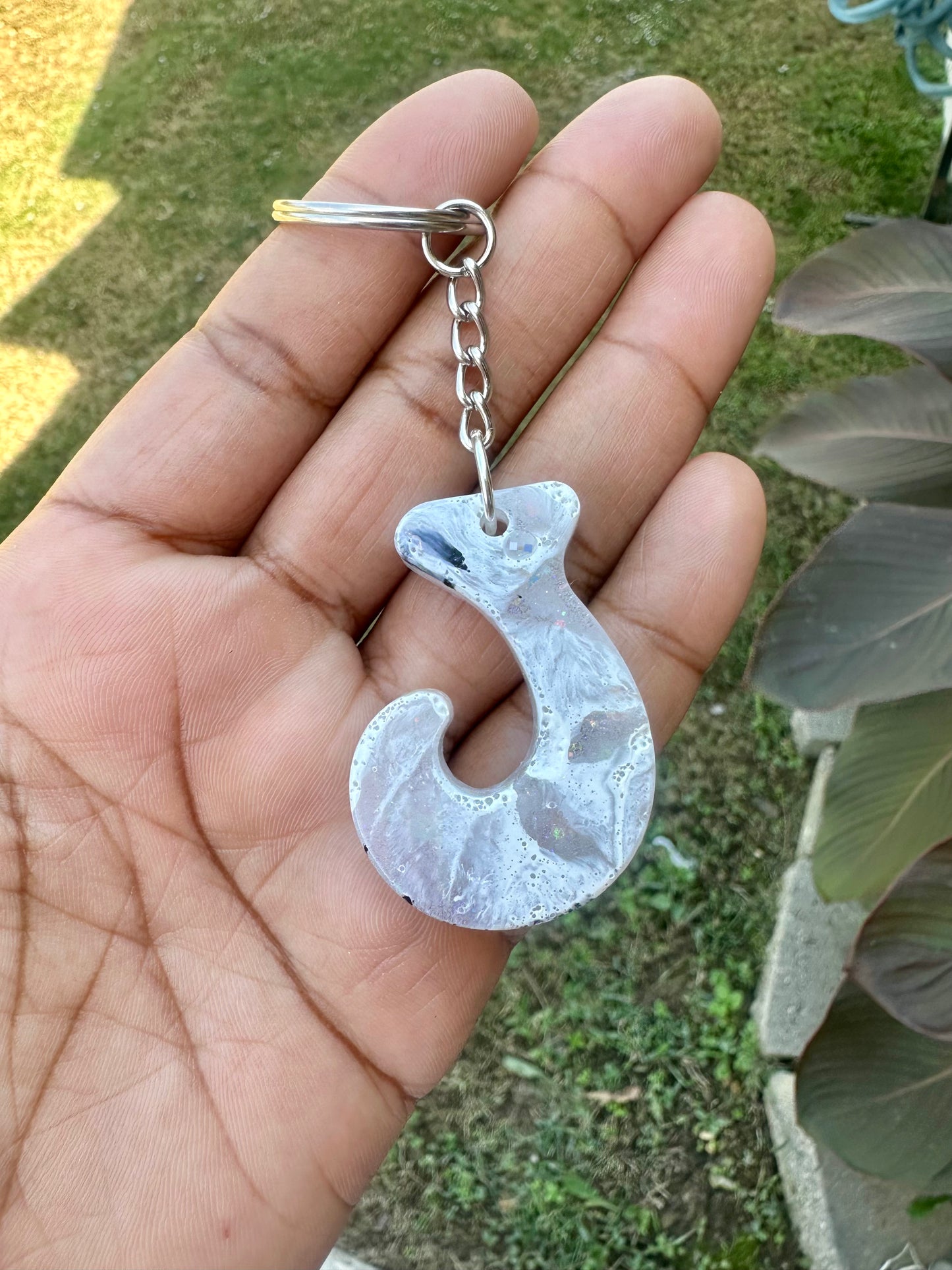 Retro Letter J Keychains