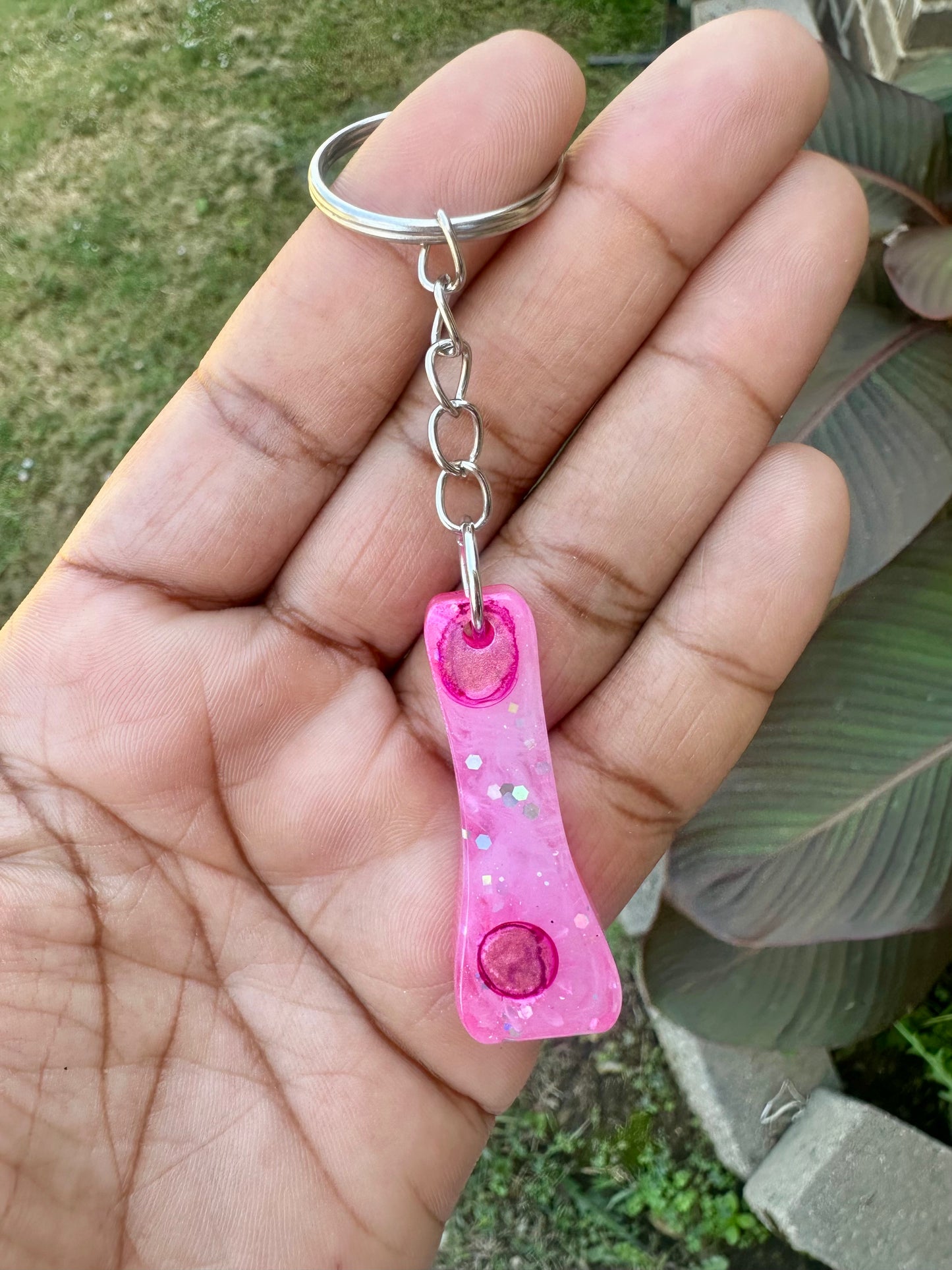 Retro Letter I Keychains