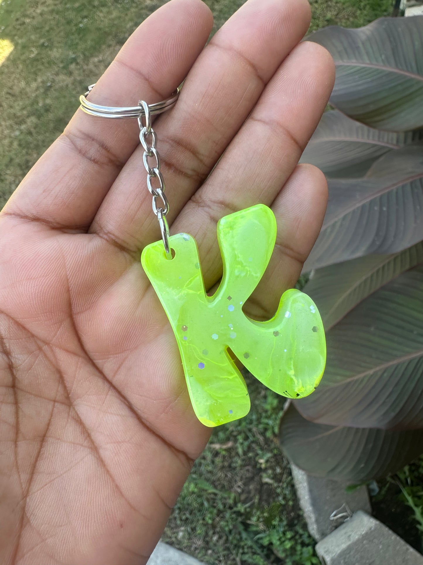 Retro Letter K Keychains