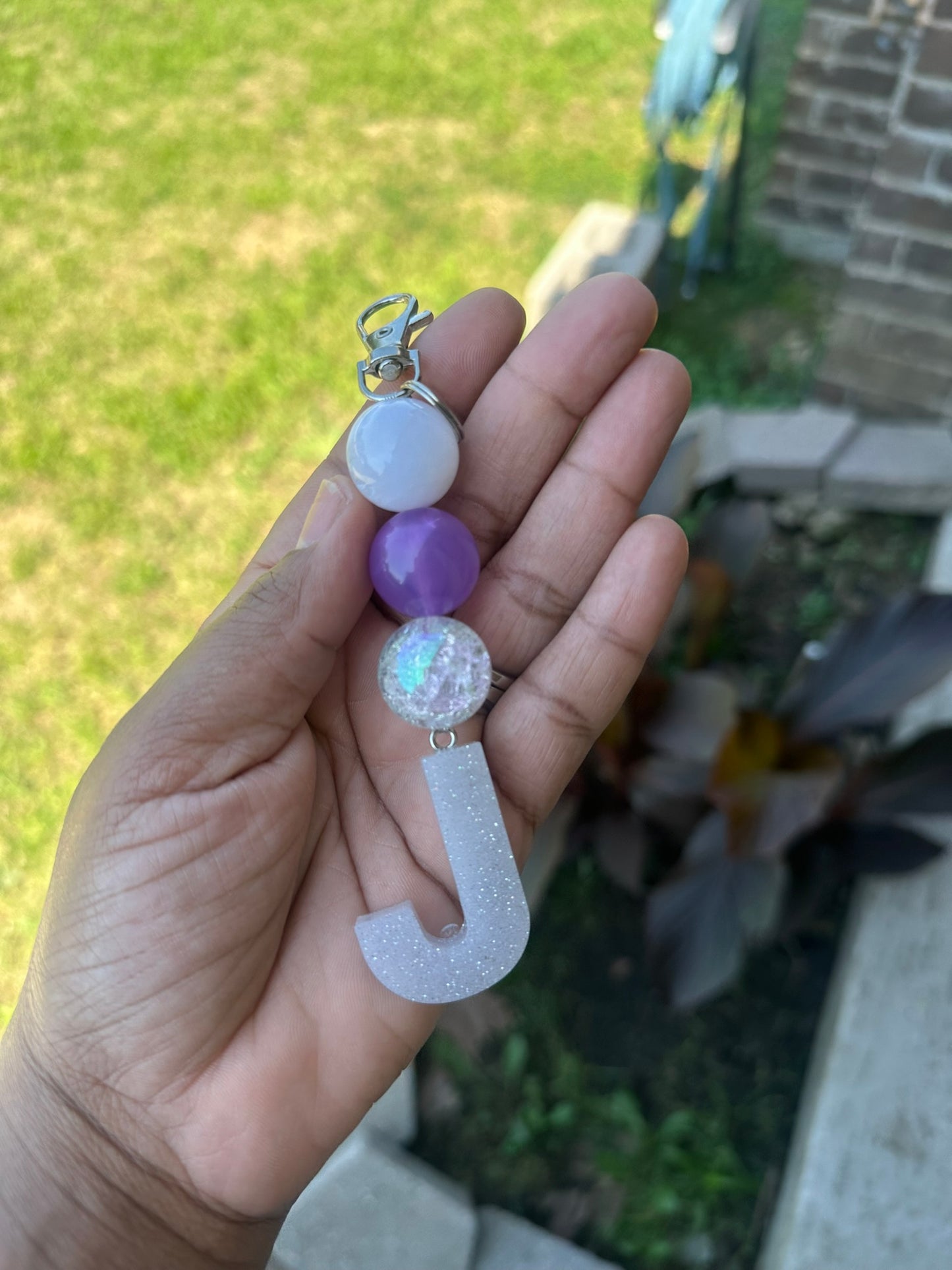 OG Letter J Keychains