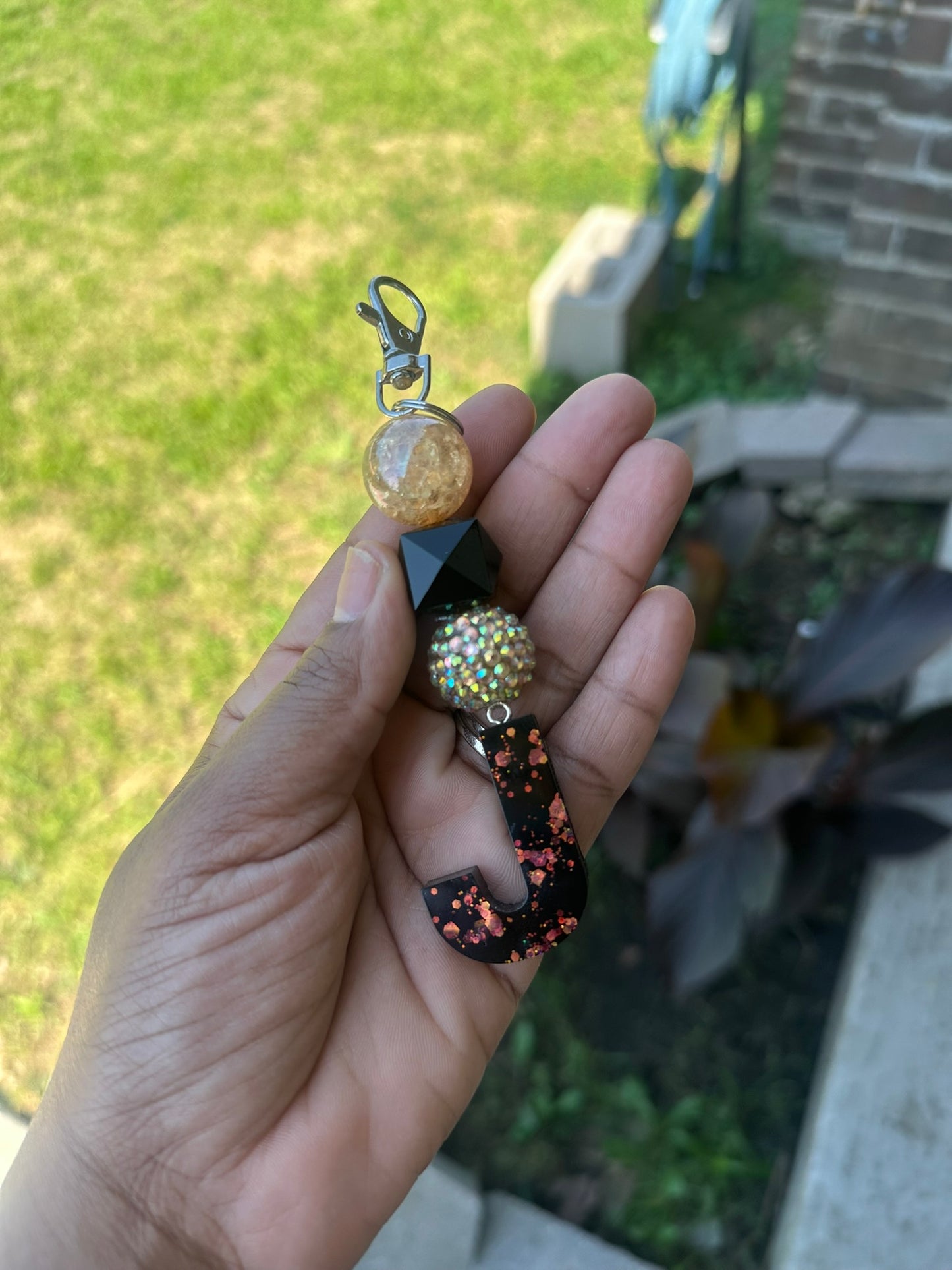 OG Letter J Keychains