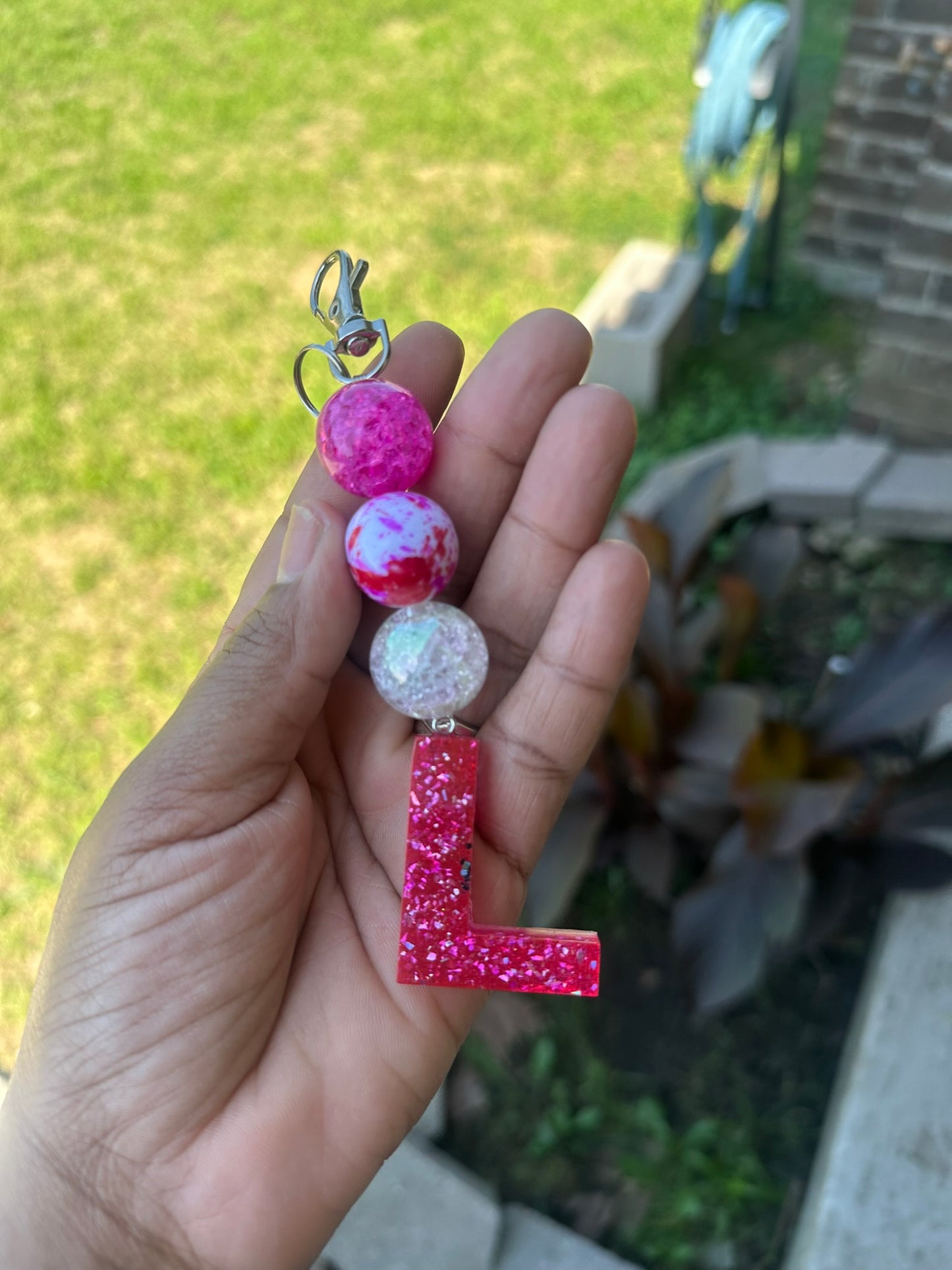 OG Letter L Keychains