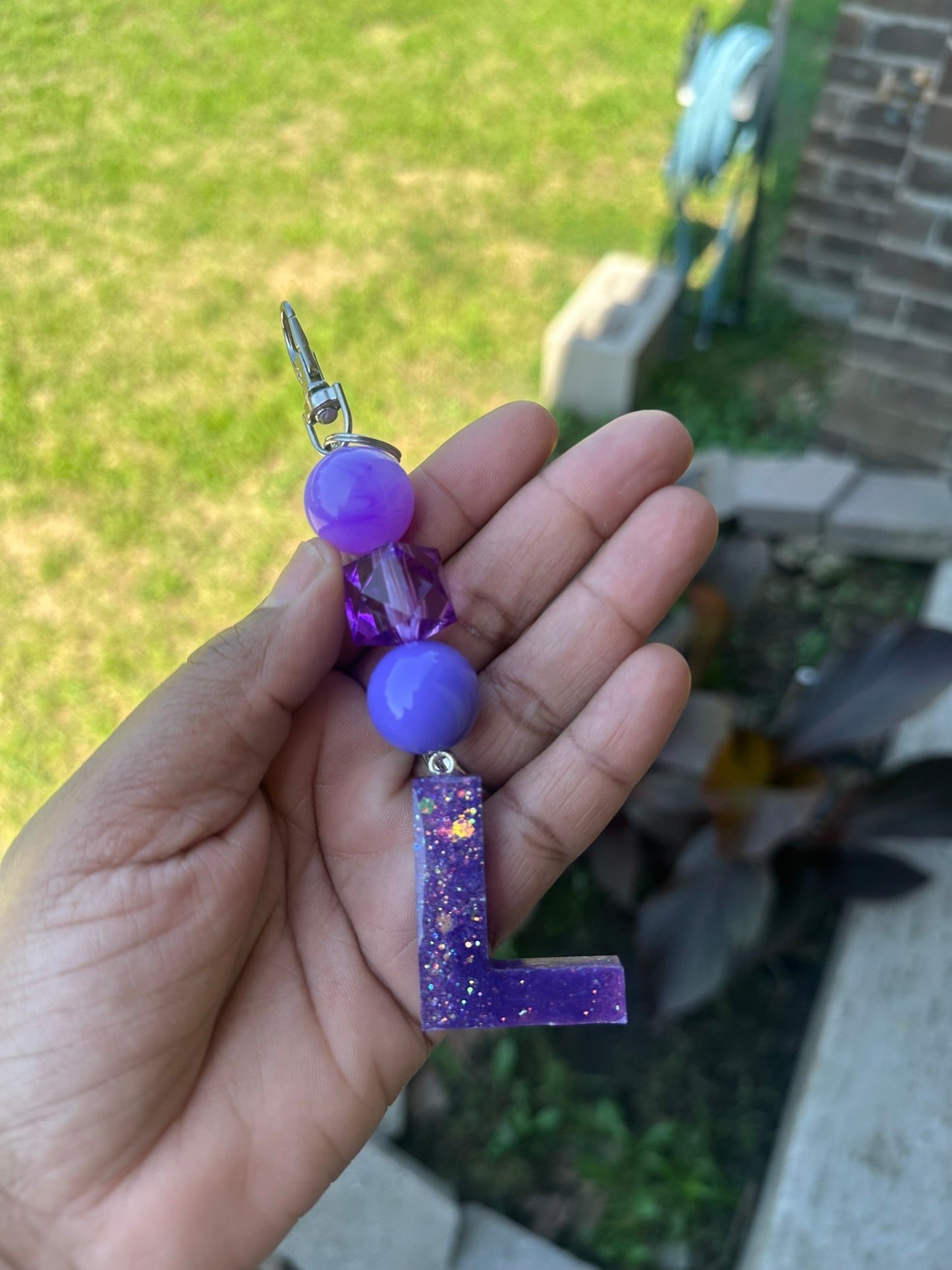 OG Letter L Keychains