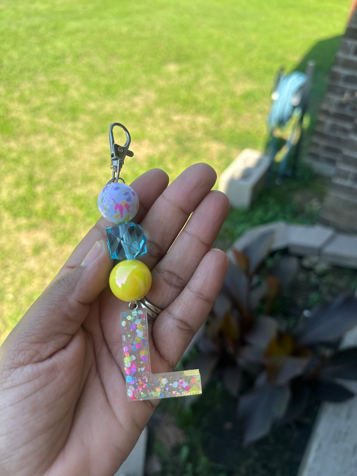 OG Letter L Keychains