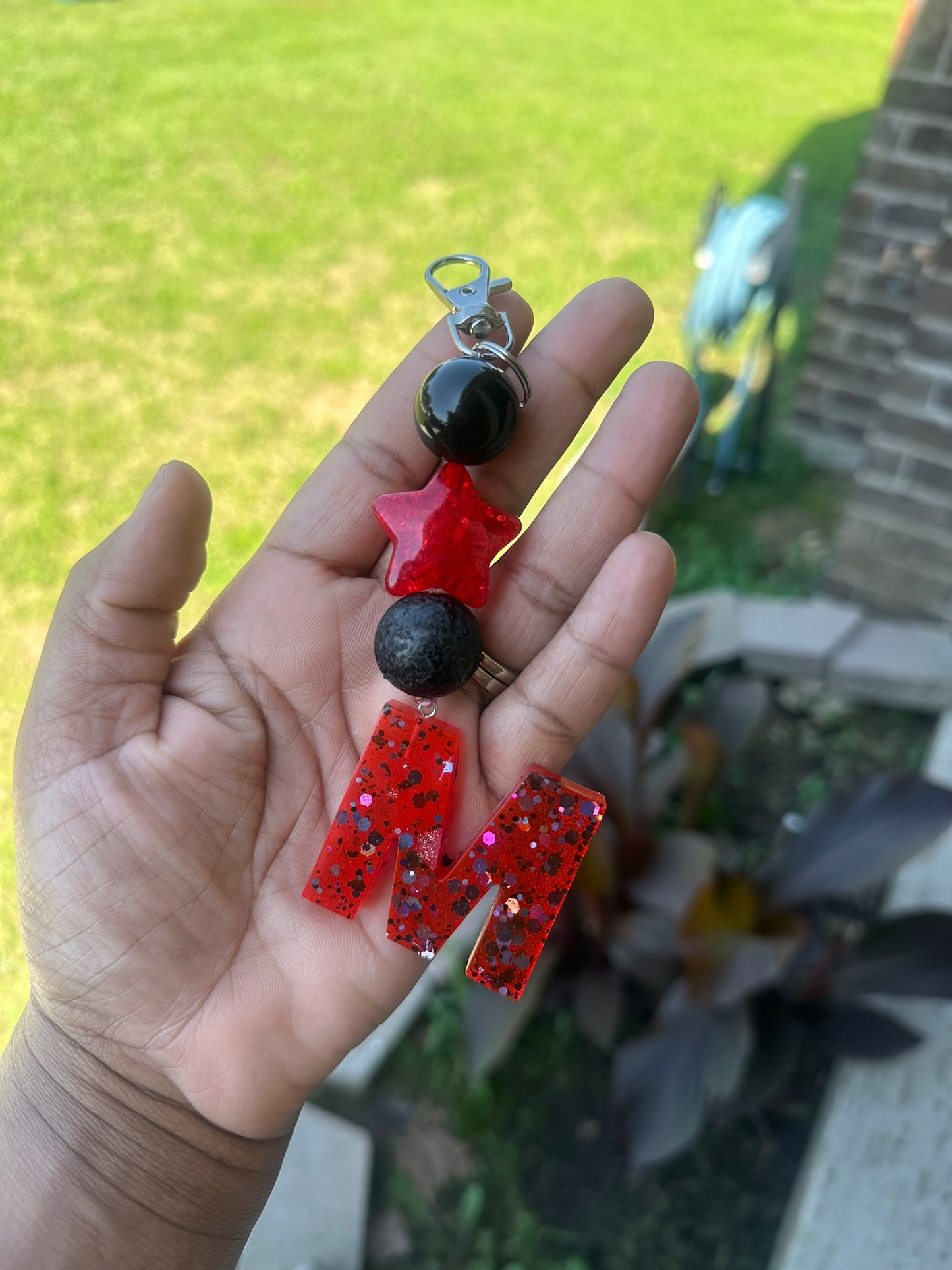 OG Letter M Keychains